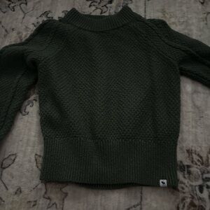 Abercrombie Kids Green Cowl Neck Sweater